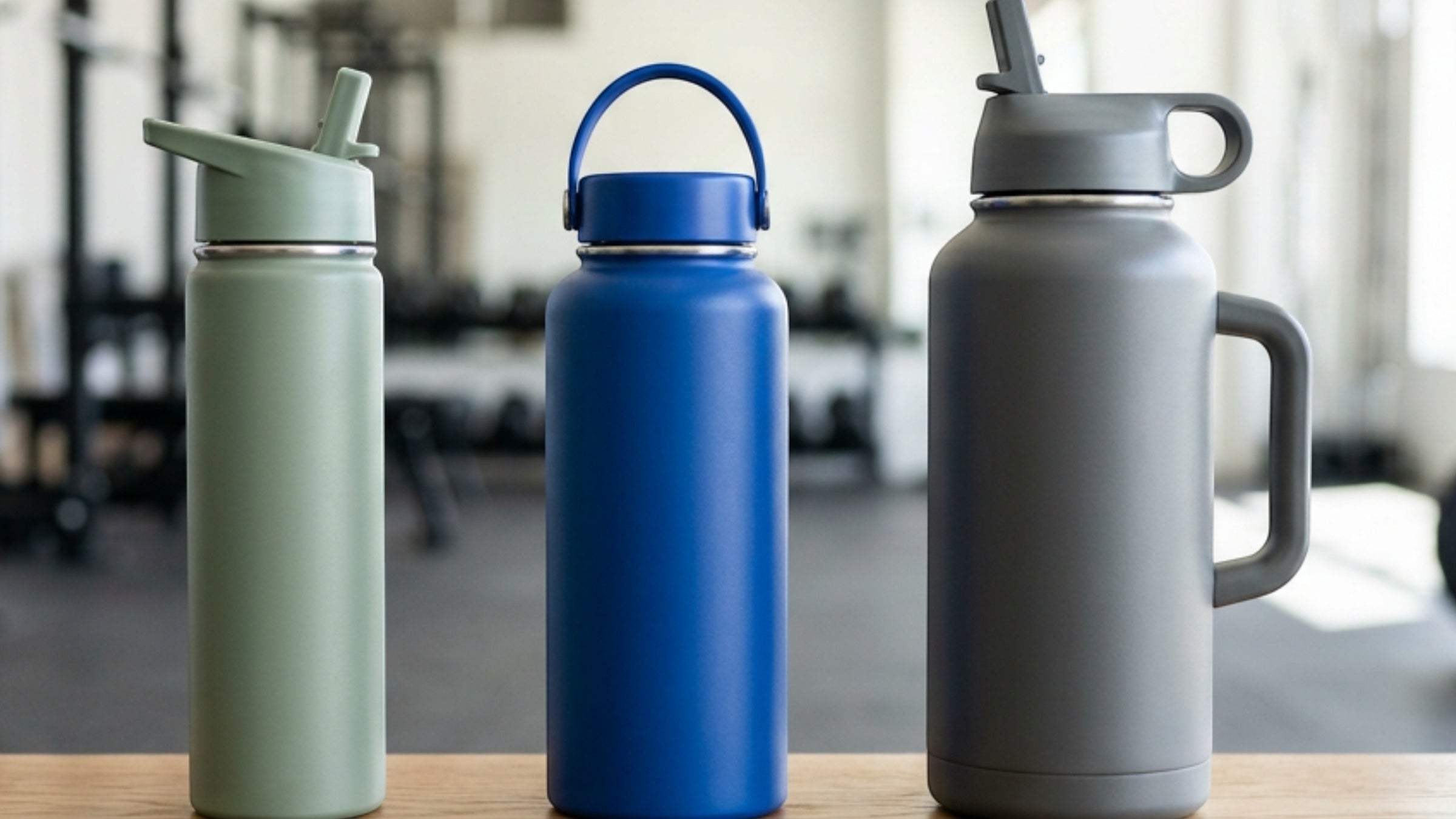 Wyvex Insulated Sports Water Bottles with Straw Lids